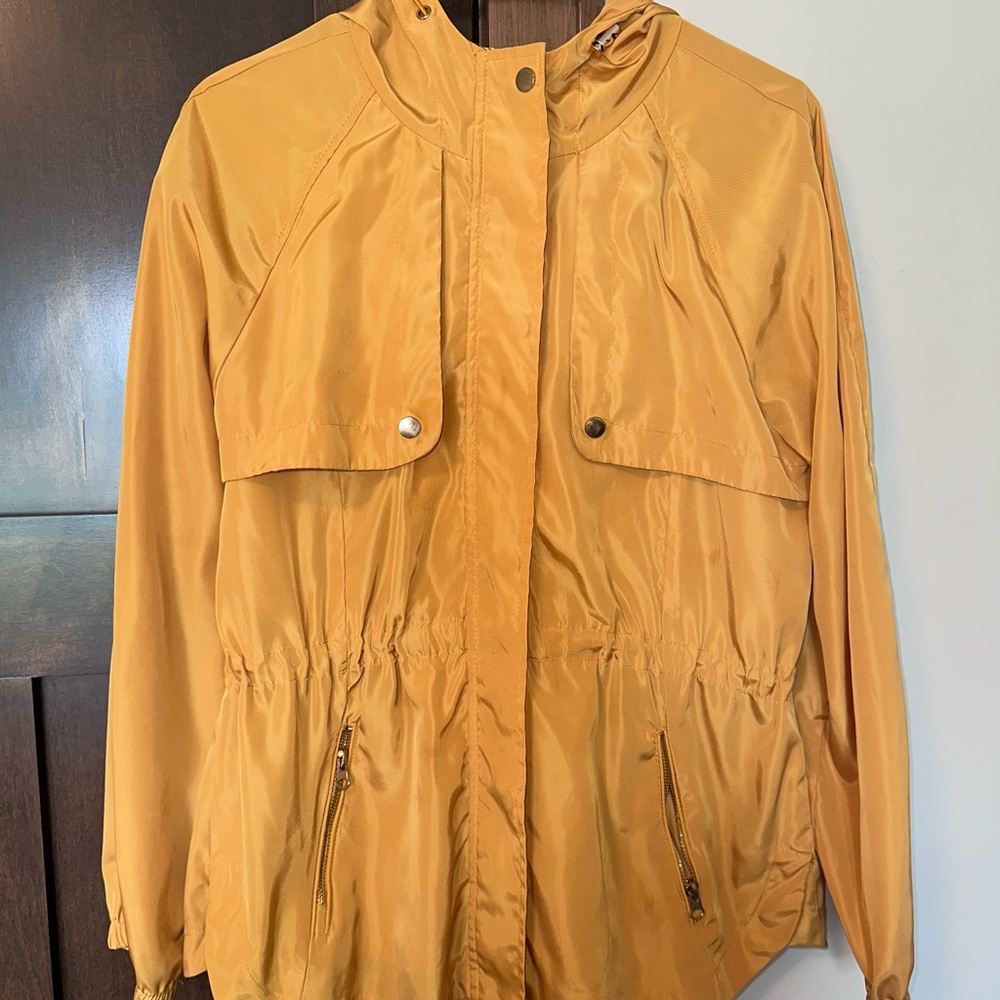 Blu Pepper Mustard Yellow Lightweight Jacket | Size M